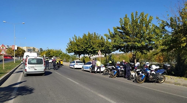 Şanlıurfa'da drone ile trafik denetimi