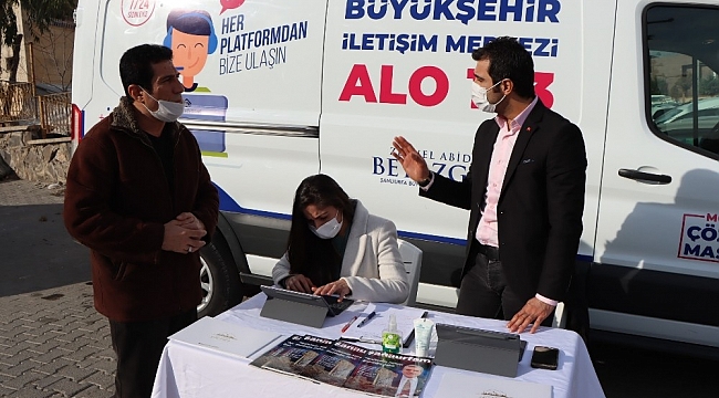 Şanlıurfa'da mobil aracı çözüm üretiyor