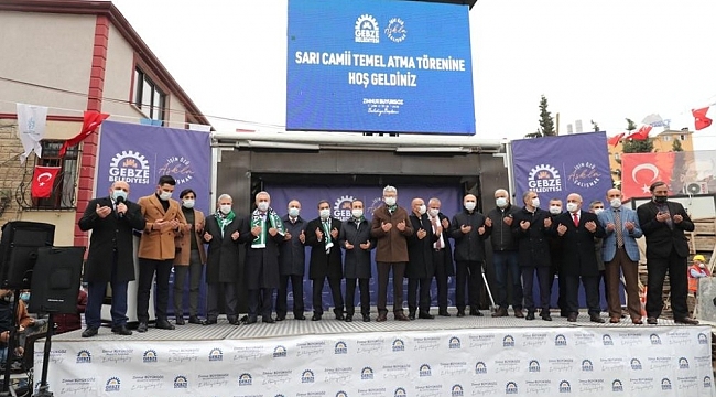 Sarı Cami Projesi'nin temeli dualarla atıldı