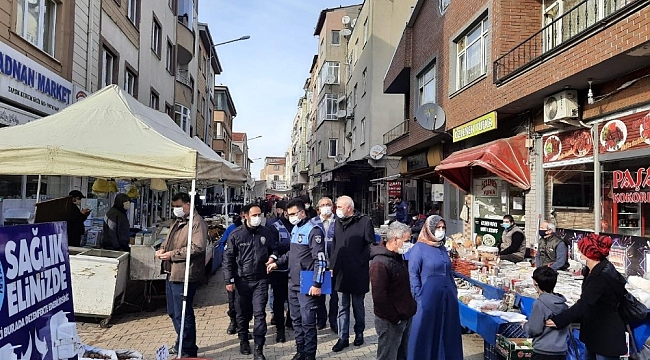 Semt pazarında HES kontrolü