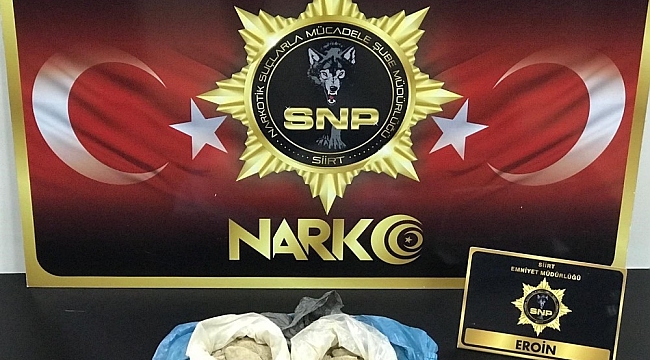 Siirt'te şüphe üzerine durdurulan araçta uyuşturucu madde ele geçirildi