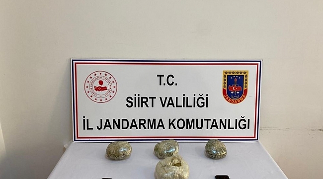 Siirt'te uyuşturucu operasyonu