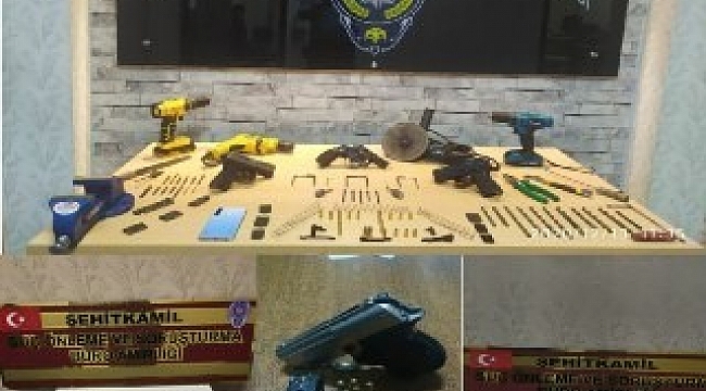 Silah kaçakçılığı operasyonu: 7 tabanca ele geçirildi