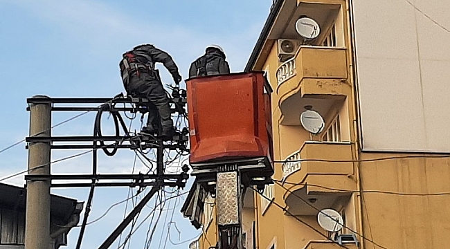 Silvan'da Dicle Elektrik kesintisiz enerji için çalışıyor