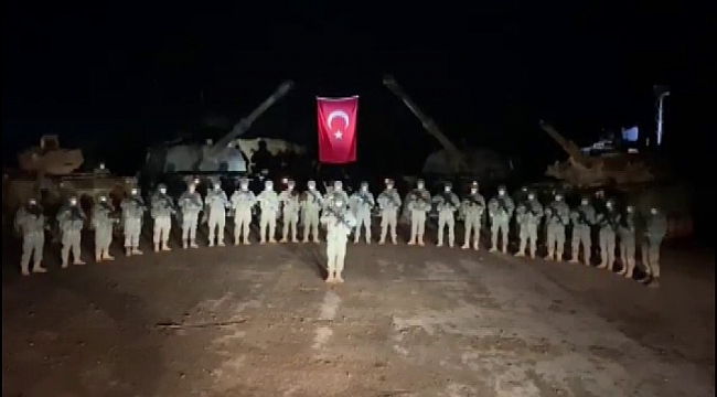Sınır ötesindeki Mehmetçik'ten Türkiye'ye yeni yıl mesajı