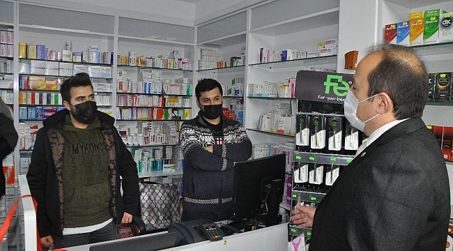 Şırnak'ta Vali Pehlivan'ın katılımı ile korona virüs denetimi yapıldı
