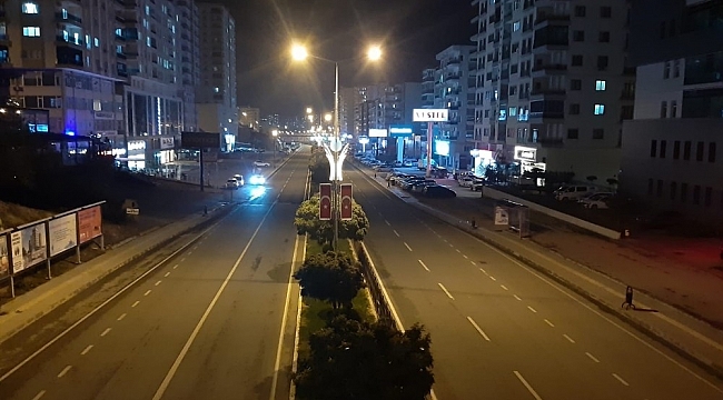 Sokağa çıkma kısıtlaması başladı, Mardin'de yollar sessiz kaldı