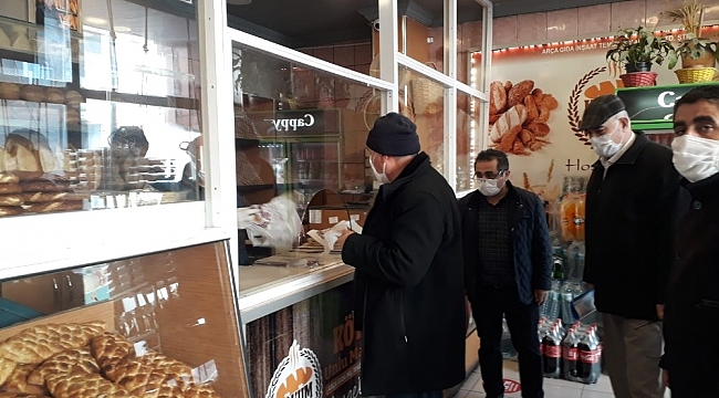 Sungurlu'da korona virüs denetimi
