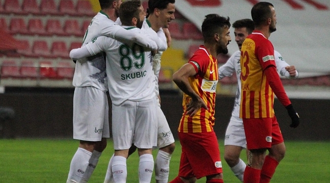Süper Lig: Kayserispor: 1 - İ.H. Konyaspor: 2