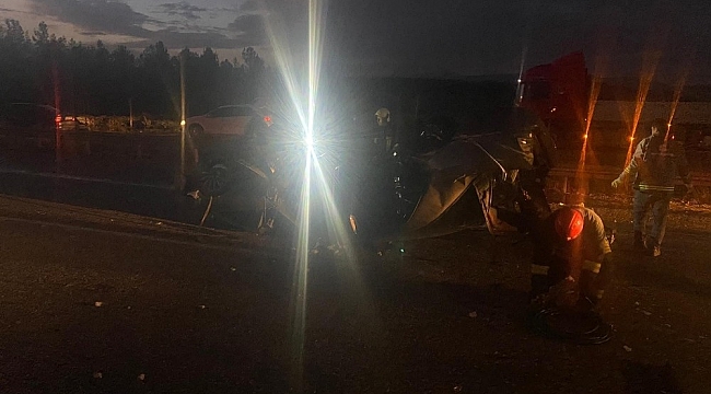 Takla otomobilden ağır yaralı kurtarılan adam hayatını kaybetti