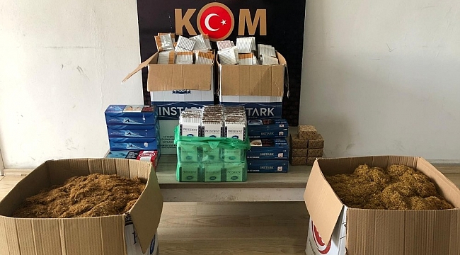 Tekirdağ'da kaçak tütün operasyonu