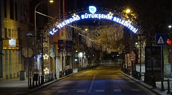 Tekirdağ'da kısıtlama denetimleri başladı