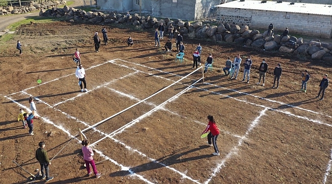 Viranşehir'de tenis heyecanı