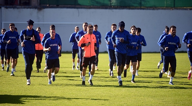 Trabzonspor, Fatih Karagümrük maçı hazırlıklarını sürdürdü