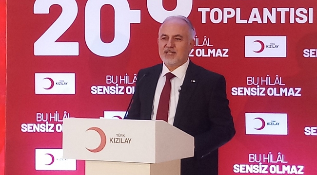 Türk Kızılay Genel Başkanı Kerem Kınık: "2021 yılı için yüzde 20'lik büyüme öngörüyoruz"