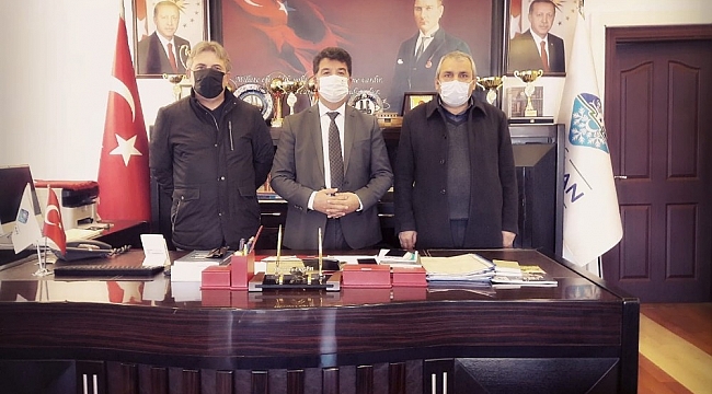Türkiye Gazetesi heyetinden Tekman Belediyesi'ne ziyaret