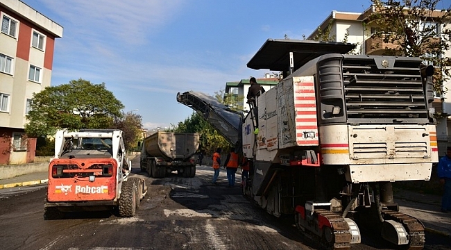 Tuzla'da 2020 yılında 25 bin 880 ton asfalt serildi