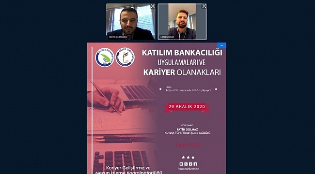 Üniversite öğrencilerine katılım bankacılığı ve kariyer olanakları anlatıldı