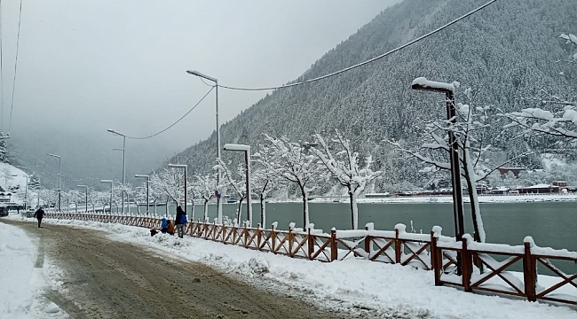 Uzungöl'den kar manzaraları