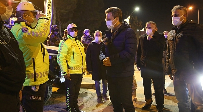 Vali Enver Ünlü'den yılbaşı ziyaretleri
