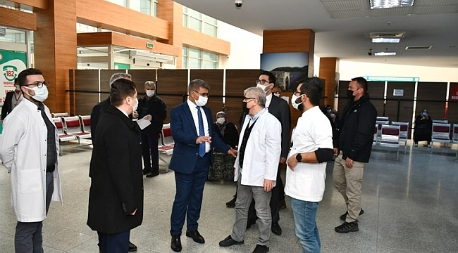 Vali Gürel'den sağlık kuruluşlarına ziyaret