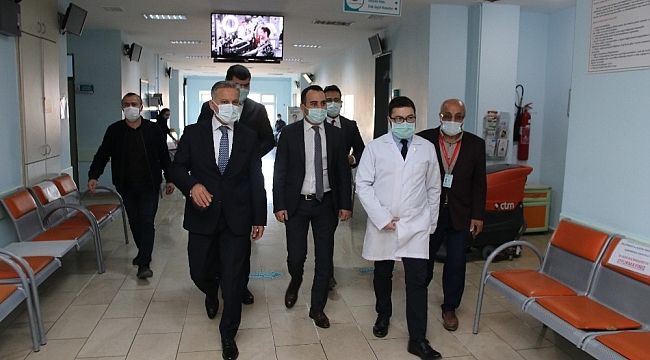 Vali Yardımcısı Dağ, hastaneyi ziyaret etti