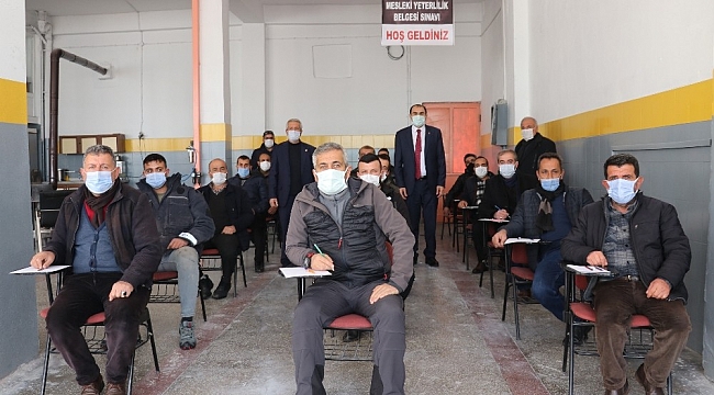 Van 'da mesleki yeterlilik sınavı