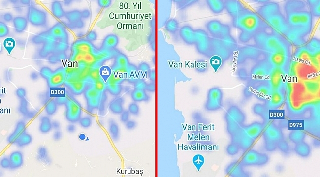 Van'da risk haritası kısıtlamalarla kırmızıdan yeşile döndü