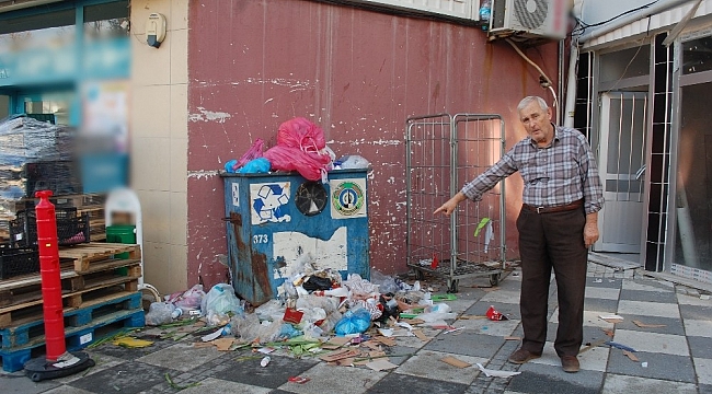 Vatandaştan çöp tepkisi