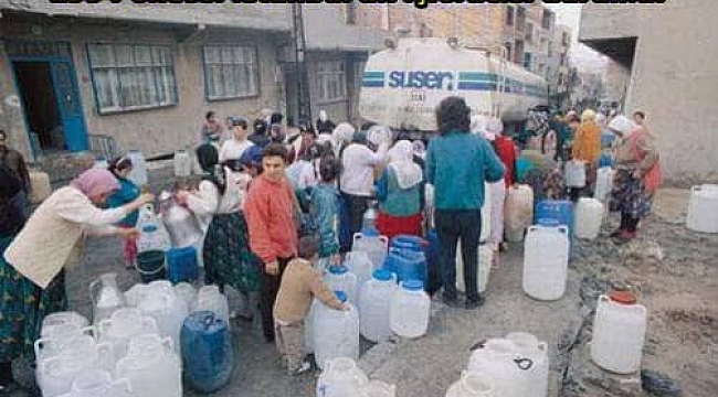 Veysel Eroğlu: "1994 öncesi İstanbul'u susuzlukla Kerbela'ya çeviren malum zihniyet yine susuzluktan bahsetmeye başladı"