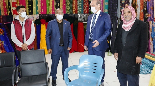 Yalçınkaya esnafla bir araya geldi