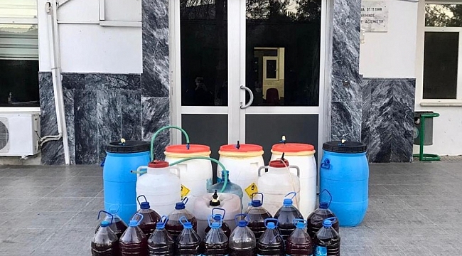 Yatağan'da sahte alkol operasyonu