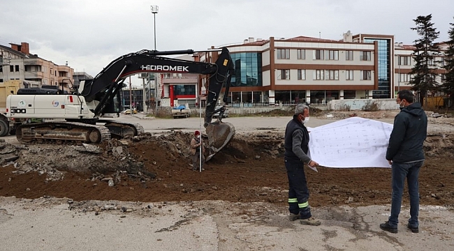 Yeni itfaiye hizmet binası için çalışmalar başladı