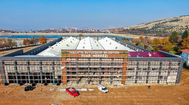 Yeni kongre ve fuar merkezinde çalışmalar tüm hızıyla ilerliyor