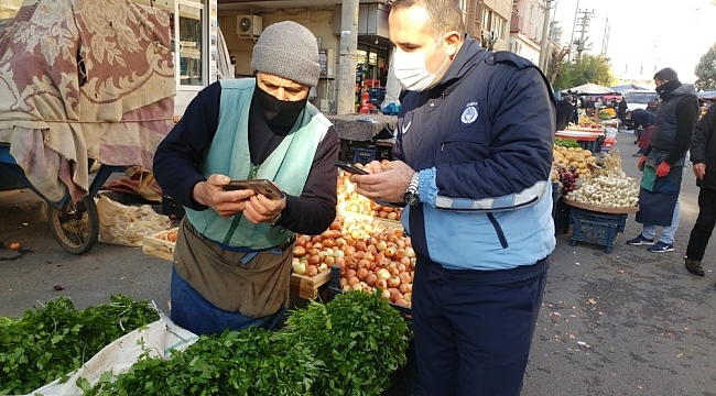 Yenişehir'de korona virüs denetimleri aralıksız sürüyor