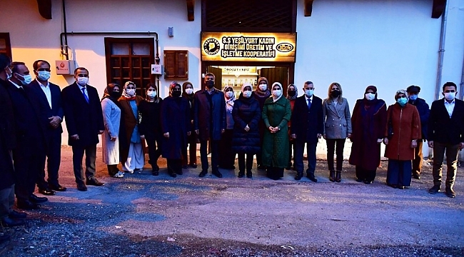 Yeşilyurt'ta kadın kooperatifine önem