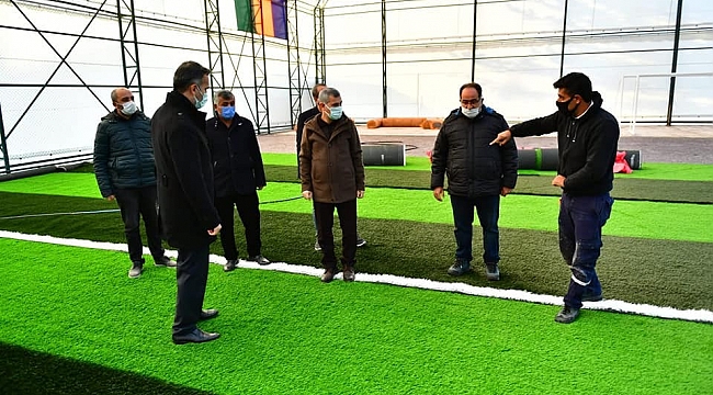 Yeşilyurt'ta spor projesiyle Yeşiltepe'nin cazibesini arttırılacak
