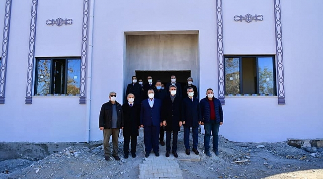Yeşilyurt'taki Kur'an Kursu inşaat çalışmaları