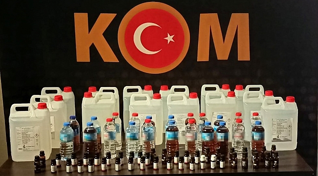 Yılbaşı öncesi Bergama'da sahte içki operasyonu