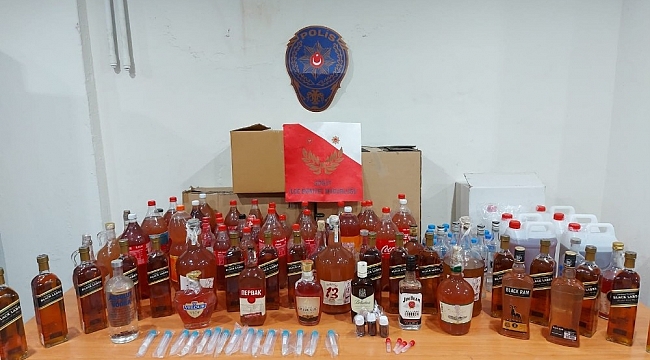Yılbaşı öncesi Bilecik'te sahte içki operasyonu