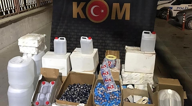 Yılbaşı öncesi sahte alkol operasyonu: 11 gözaltı