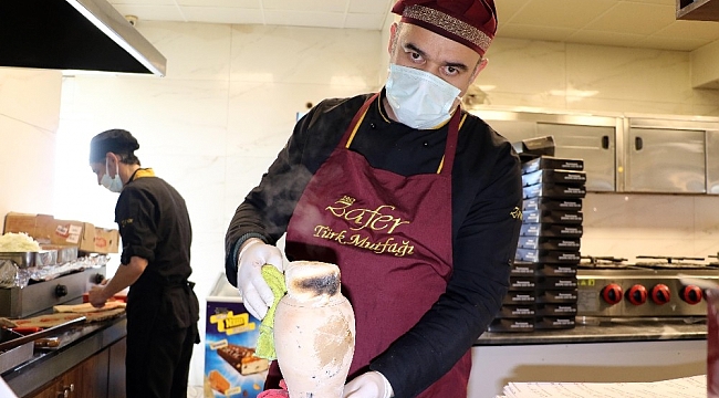 Yöresel lezzet paket servis yerine testi ile müşterilere sunuluyor
