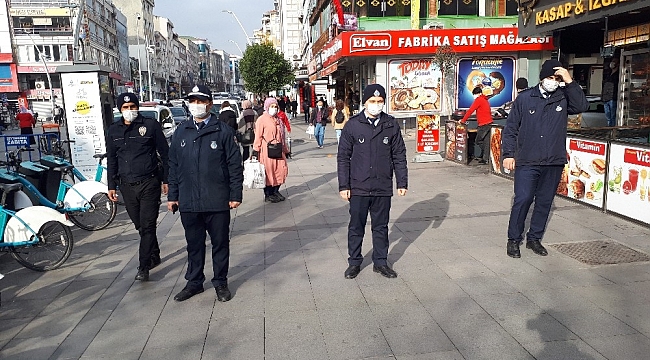 Zeytinburnu'nda korona virüs denetimi