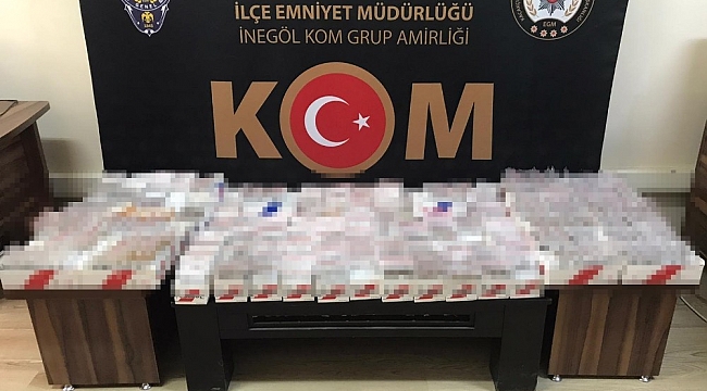 13 bin adet doldurulmuş satışa hazır makaron ele geçirildi