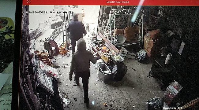 40 saniyelik hortum sanayi sitesini savaş alanına çevirdi