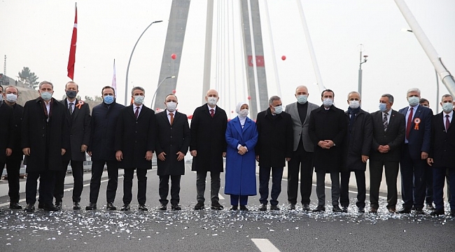 720 milyon lira maliyetli yeni Kömürhan Köprüsü açıldı
