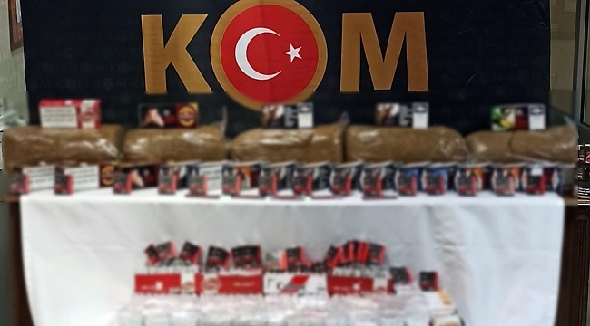 9 bin 580 adet doldurulmuş makaron yakalandı