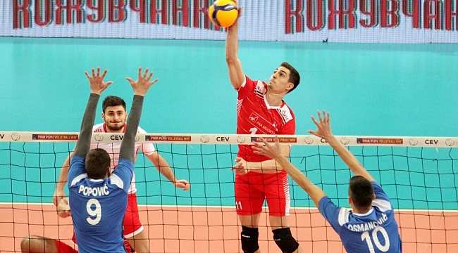 A Milli Erkek Voleybol Takımı, Avrupa Şampiyonası Elemeleri'ne galibiyetle başladı
