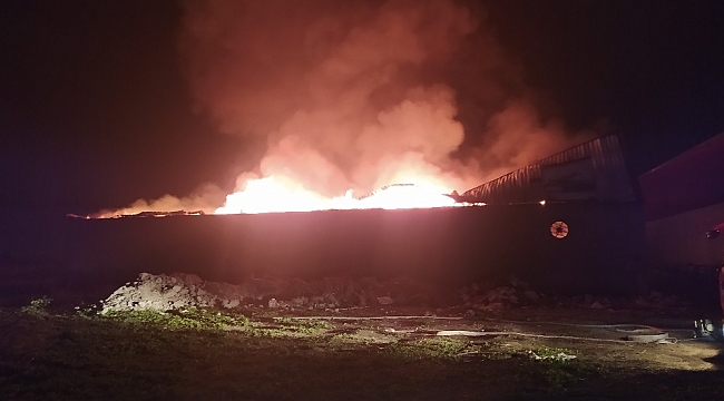 Adana'da mobilya atölyesinde yangın