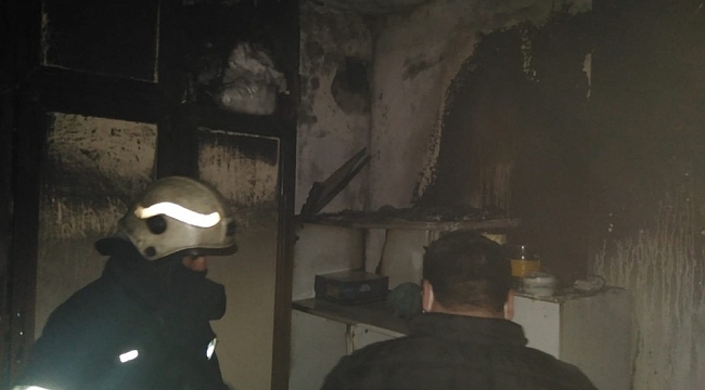 Adıyaman'da ev yangını